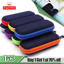 Portable Zipper Eye Glasses Sunglasses Hard Case Box Protector Large Hold Gift