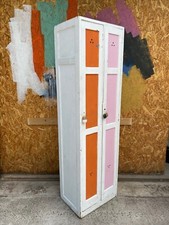 Double wooden locker