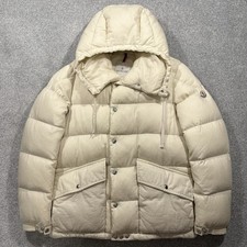 Moncler Montclar Cream Puffer Jacket Size 2 S/M 100% Authentic