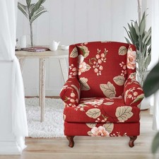 Stretch Wingback Chair Cover