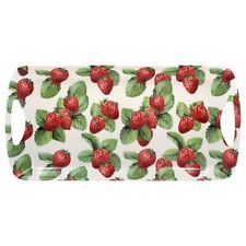 LEONARDO STRAWBERRY FIELDS SANDWICH MEDIUM MELAMINE TRAY WITH HANDLES