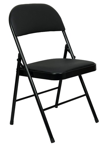 Folding chair black metal - chair,