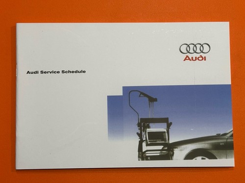 Audi service history book - service,