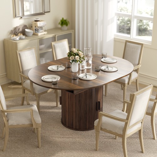 Extendable dining table - table,, 60"