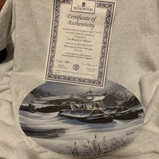 Decorative Plate. “ice Bound