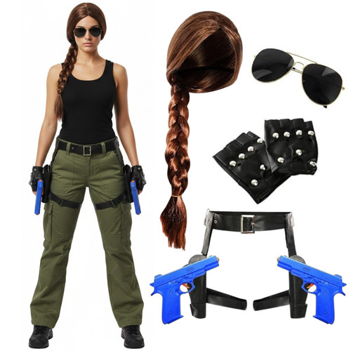 Tomb explorer costume fancy - costume,