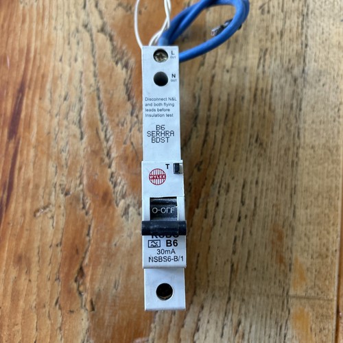 Wylex 6amp rcbo old style - old,