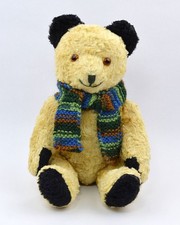 Vintage 1950s Sooty Teddy Bear Called Henry ~ Adorable & Very Happy Old Bear