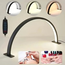 U-Shaped Nail Light Table Lamp 3 Light Color LED Nail Arc Fill Light Adjustable