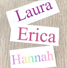 Personalised Vinyl Name