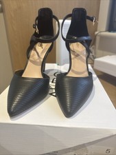 Black Leather Shoes Size 5/38