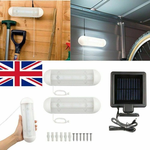 Solar powered shed - 2x, lights