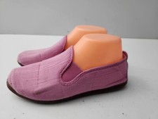 Flossy Style Ladies Pink Fabric Slip on Casual Flat Shoes UK 4 EUR 37  -A137