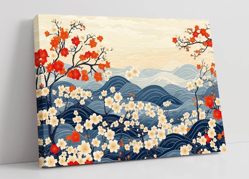Japanese style mountain art - style,