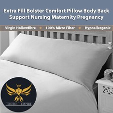 Extra Fil Bolster Comfort Pillow Body Back Support Nursing Maternity Pregnancy  