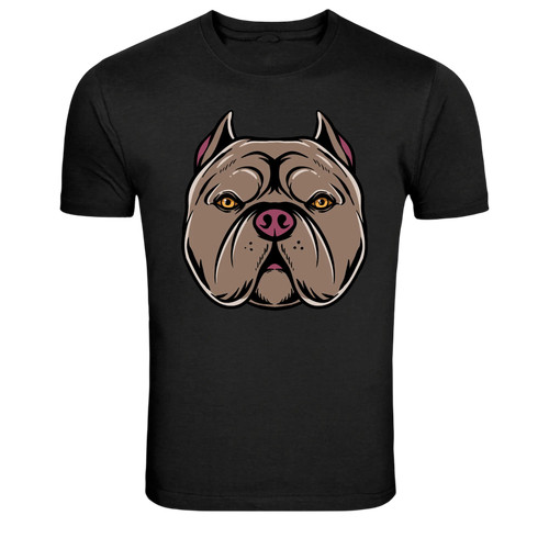 American bully dog head mascot - bully,