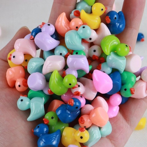 Mini resin ducks 50pcs - resin,
