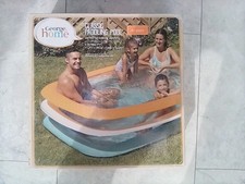 Classic Paddling Pool in Box Inflatable Garden Pool 6+ Years L221 W132 D46cm