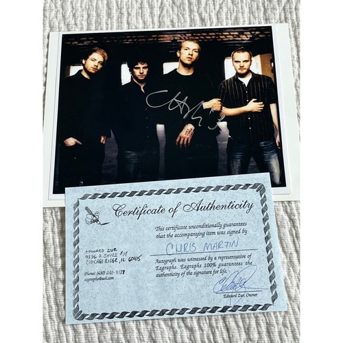 Chris martin authentic hand - martin,