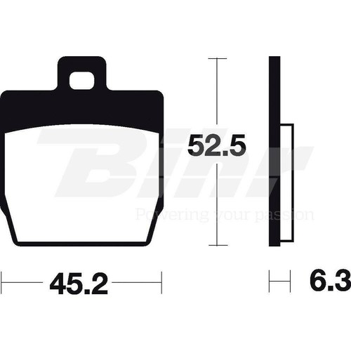 Bar brake rear yamaha - of, aerox