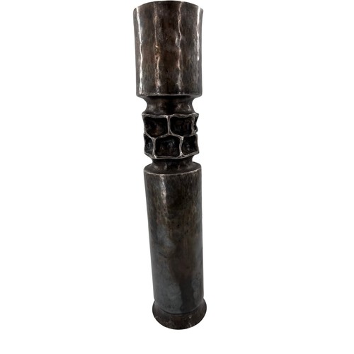 Trench art metal - trench, vase