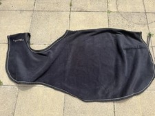 Equitheme Horse Black Fleece Cut Away Exercise Rug 6ft 6inch, 150 cm