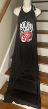 MissLook Miss ROLLING STONES Tongue Out Logo Dress Maxi Sz XL BID4 CHARITY ❤️340