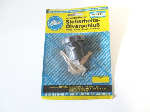 Oil tank cap - , lockable