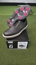 Footjoy Traditions Mens golf shoes black Spiked Brand New Uk Size 8