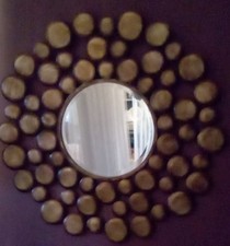 Large 75cmx75cm Brown Brushed