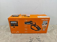 WORX WG324E.9 12cm 20V Cordless Compact Chainsaw - Tool Only, High-Efficiency Mo