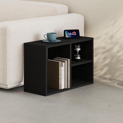 Side table bookshelf storage - side, table,