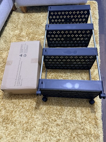 Tier storage trolley cart on - storage,
