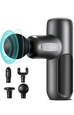 Mini Massage Gun Deep Tissue, arboleaf 5 Speeds Muscle Massage Gun with 4 Massa