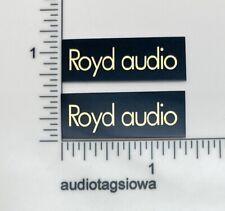 Royd Audio Speaker Badges Logo