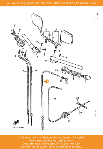 Yamaha cable clutch - yamaha, cable,