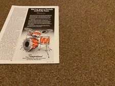 JBF32 ADVERT 11X6 SLINGERLAND COKE COCA-COLA DRUMS