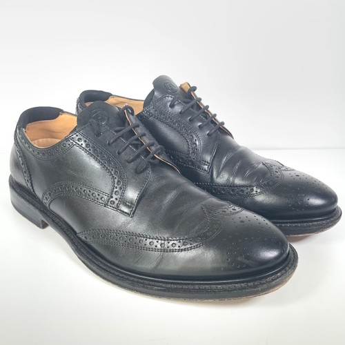 Handmade black leather brogue - handmade,