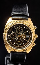 Aston Gerard Chronograph Black Dial Men's Quartz Dress Watch -- Working, Ø40mm