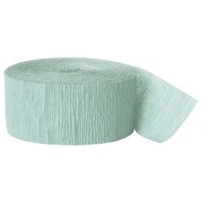 Mint Crepe Streamer 24.6m