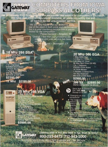 Gateway 2000 vintage magazine - 2000,