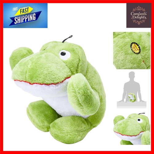 Interactive squeaky frog plush - interactive,