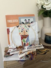Cross Stitch Kit - Rainbow Giraffe Design DIY Embroidery