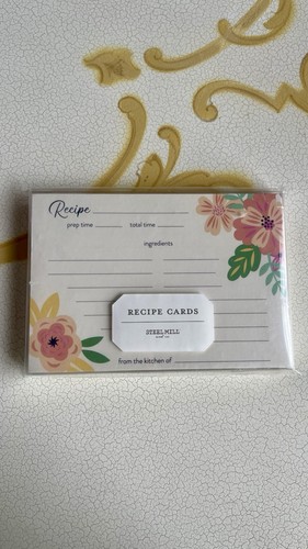 Unused recipe cards 40 - recipe,
