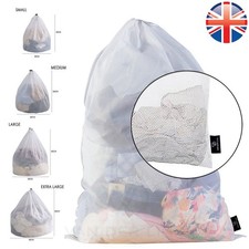 VDL DRAWSTRING LAUNDRY Wash NET BAG S/ M/ L /XL Mesh Reusable