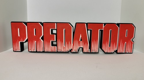 Predator logo sign - |, 3d