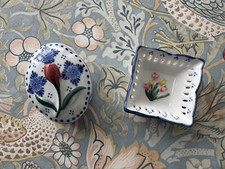 TWO Vintage DELFT TULIP