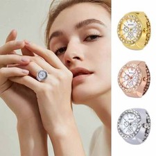 Bling Women Finger Ring Watch