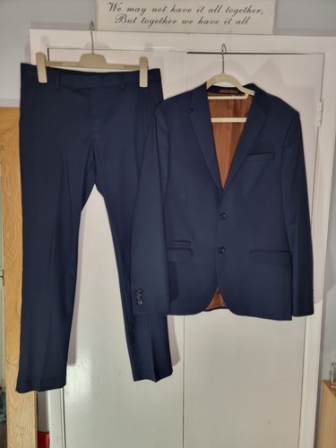 River island piece suit navy - river,