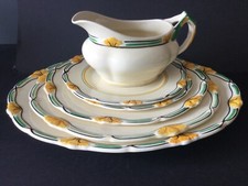 1930s Art Deco England Plates